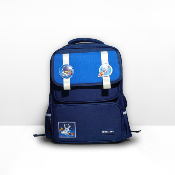 Hongliang Dark Blue School Backpack for Kids